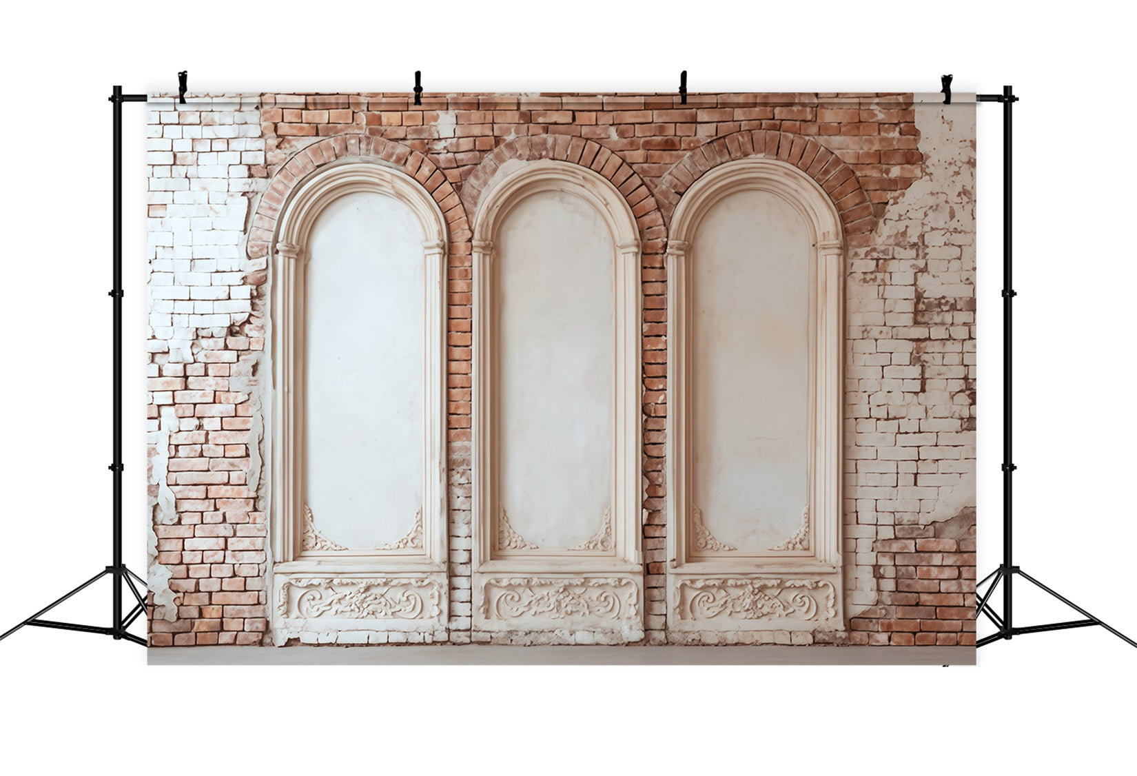 Brick Backdrops Vintage Arched Brick Panels Brick Wall Backdrops UK TWW59-205