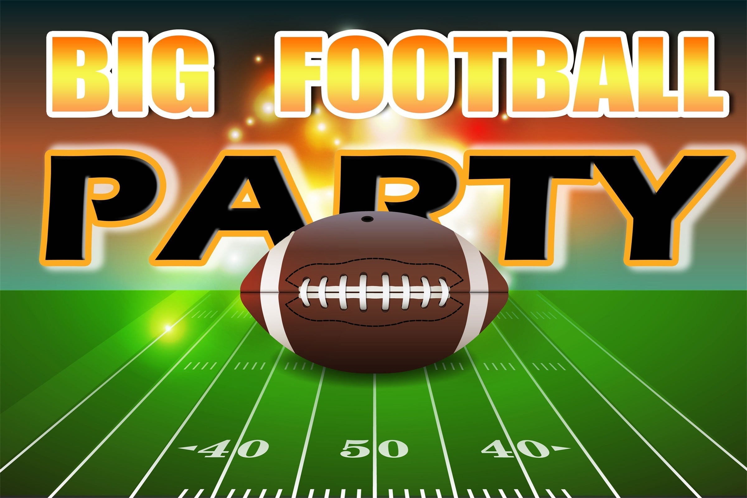 Football Backdrops Football Frenzy Celebration Sports Backdrop UK TWW6-1