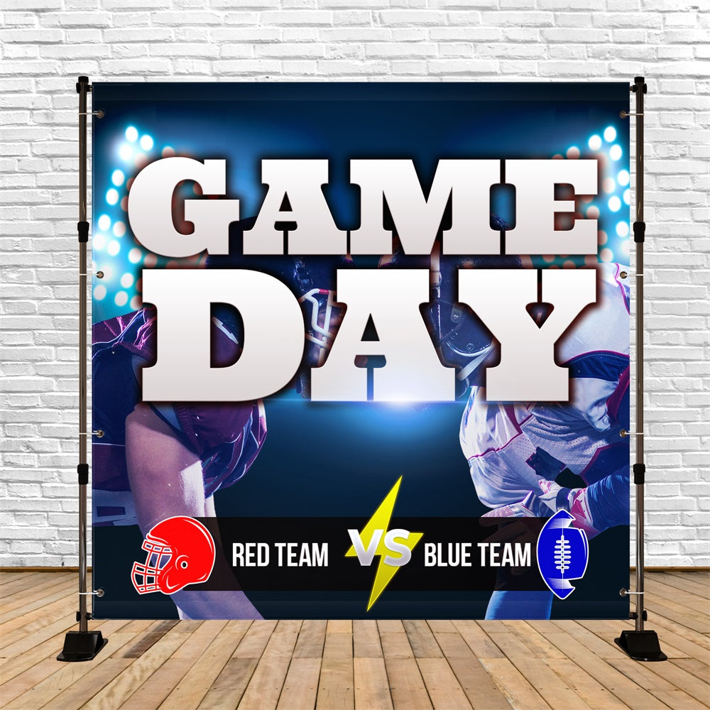 Sports Photo Backdrops Stadium Battle Night Personalized Backdrop UK TWW6-14