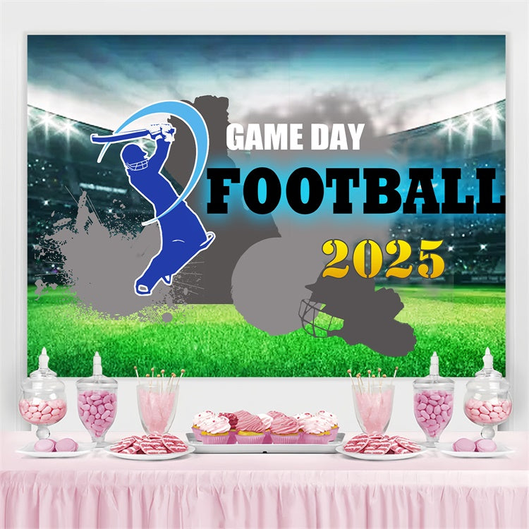 Football Photo Backdrop Stadium Night Sports Photo Backdrop UK TWW6-17