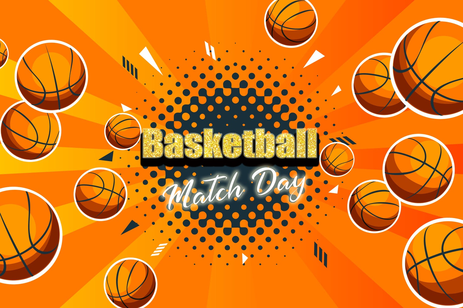 Basketball Backdrop Basketball Firestorm Sports Event Backdrop UK TWW6-22