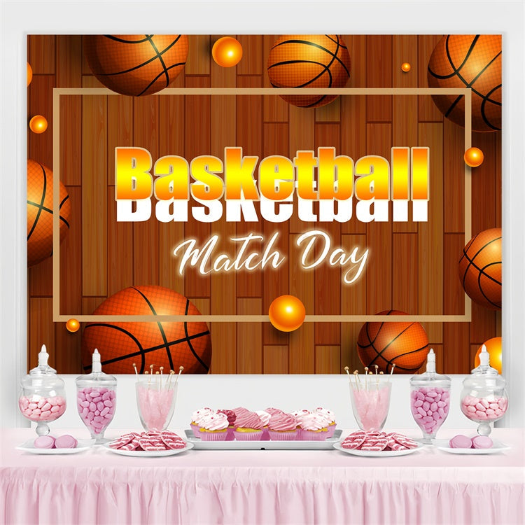 Basketball Backdrops Wooden Floor Basketball Sports Event Backdrop UK TWW6-23