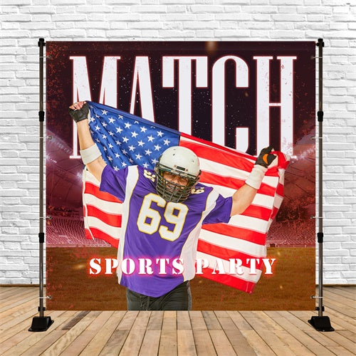 Sports Theme Backdrop Victory Run Sports Event Backdrop UK TWW6-30