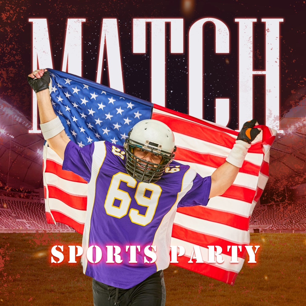 Sports Theme Backdrop Victory Run Sports Event Backdrop UK TWW6-30