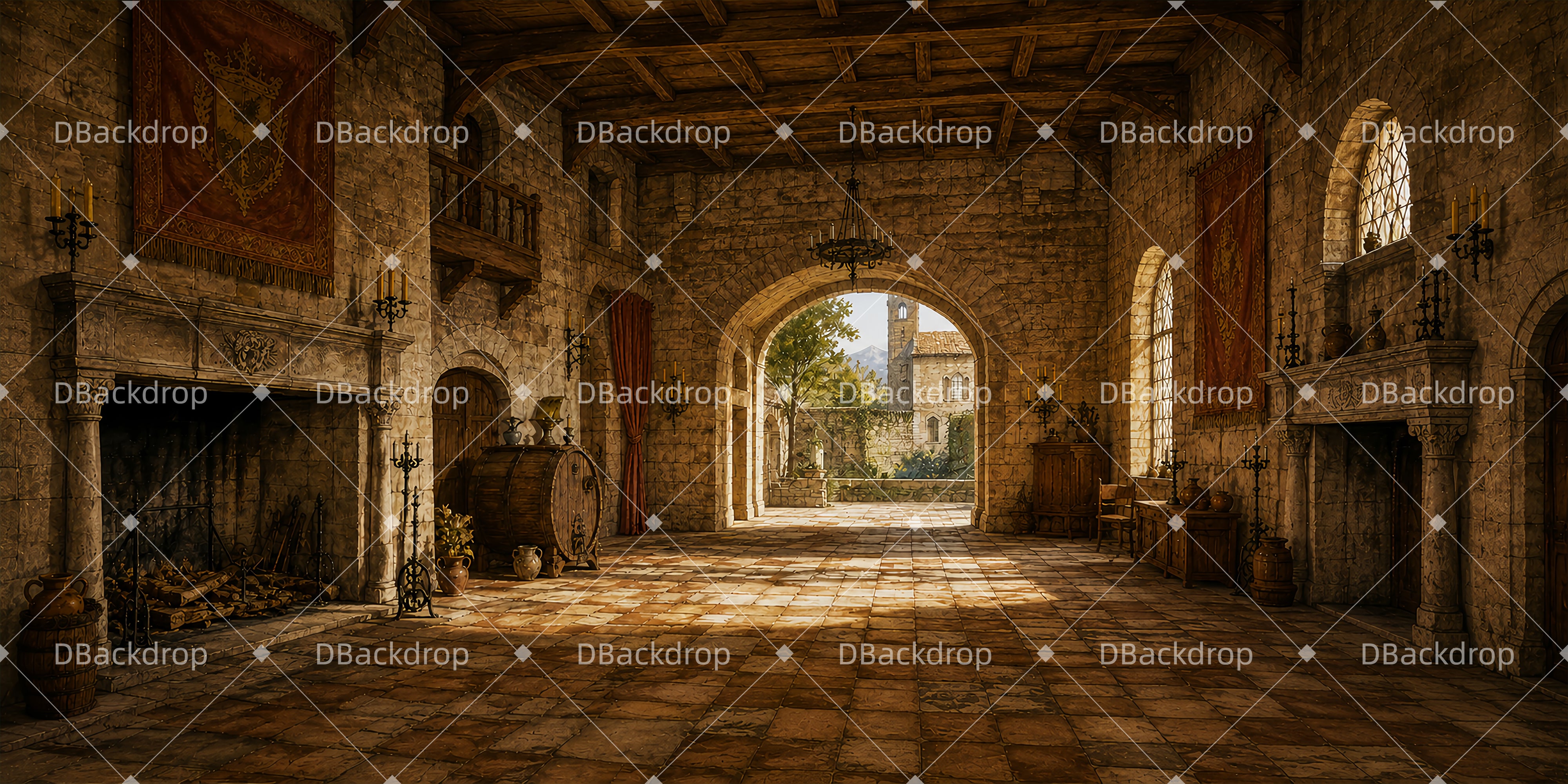 Stage Backdrop Ideas Stone Great Hall Cheap Theater Backdrops UK ZTT65-T56