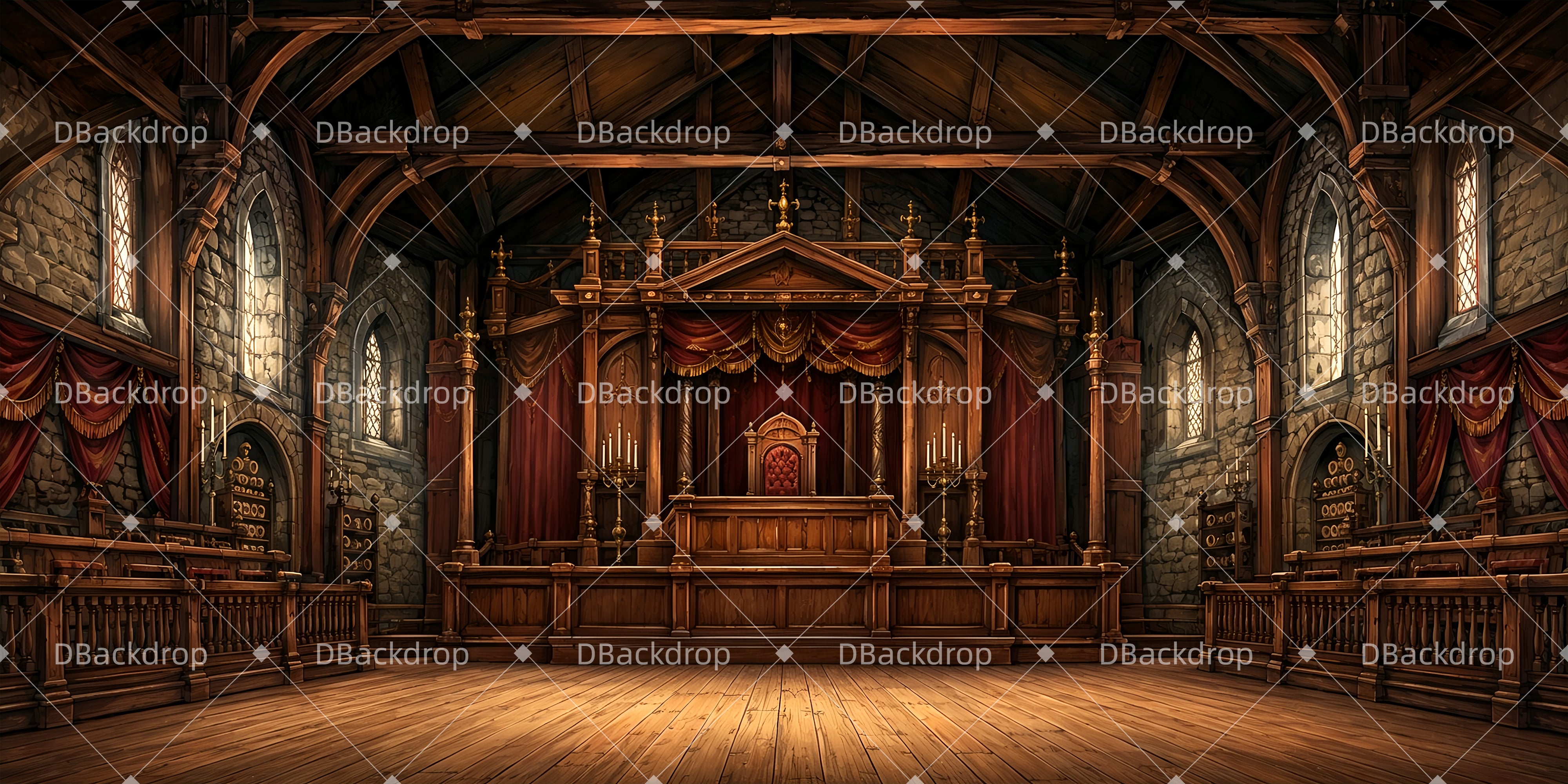 Stage Backdrop Ideas Medieval Court Theater Stage Backdrops UK ZTT65-T67