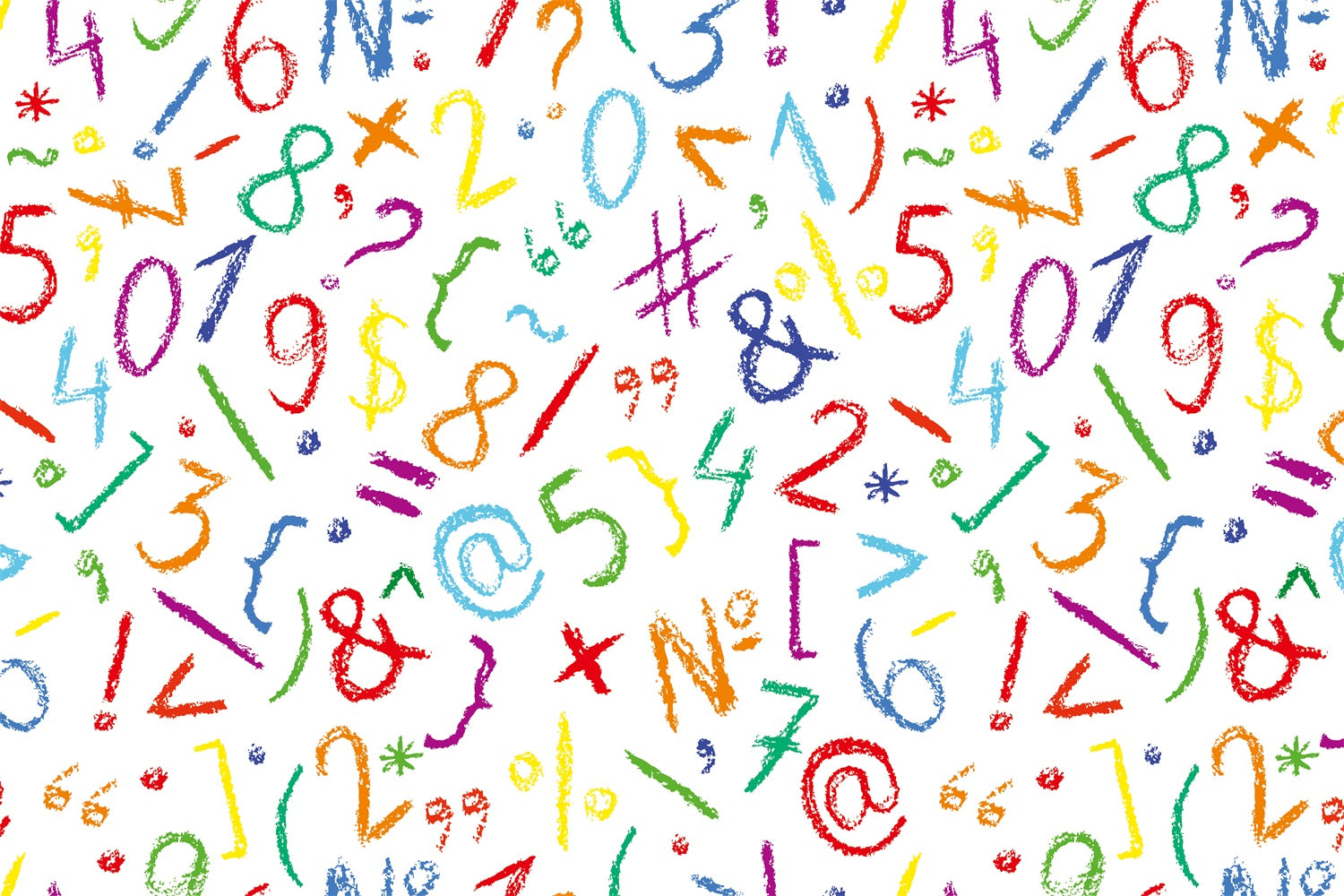 Chalk Numbers Back to School Photography Backdrop UK BRP7-7