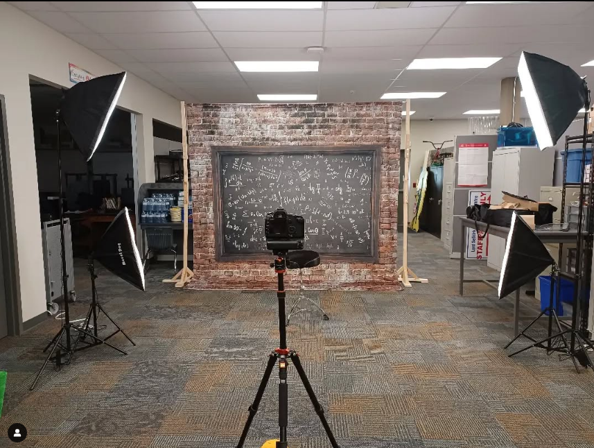 Back to School Chalkboard Retro Wall Backdrops D837