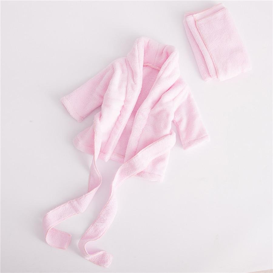Newborn Bath Towel with Slippers Baby Photography Props