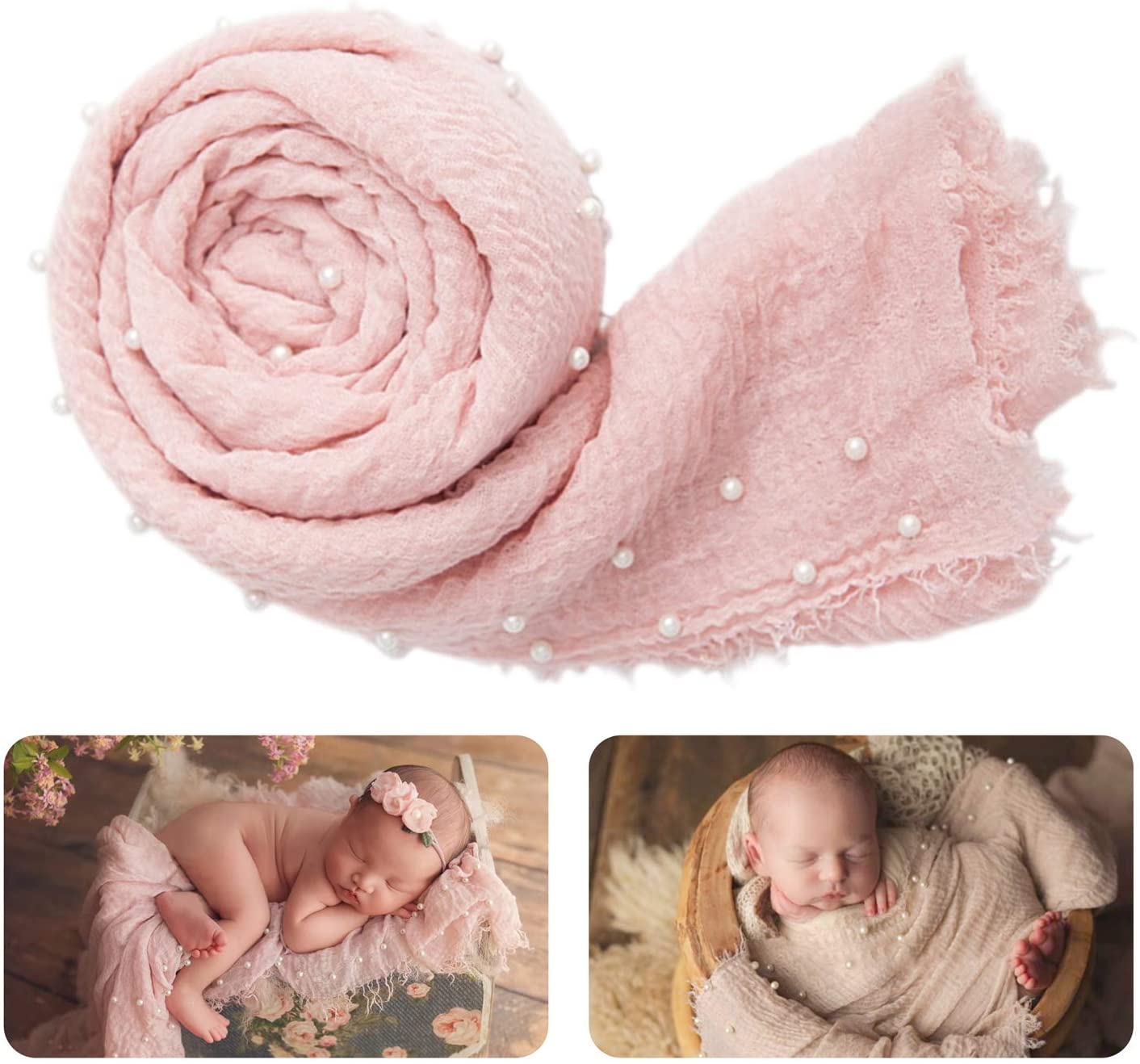 Newborn Long Ripple Wrap Photography Props