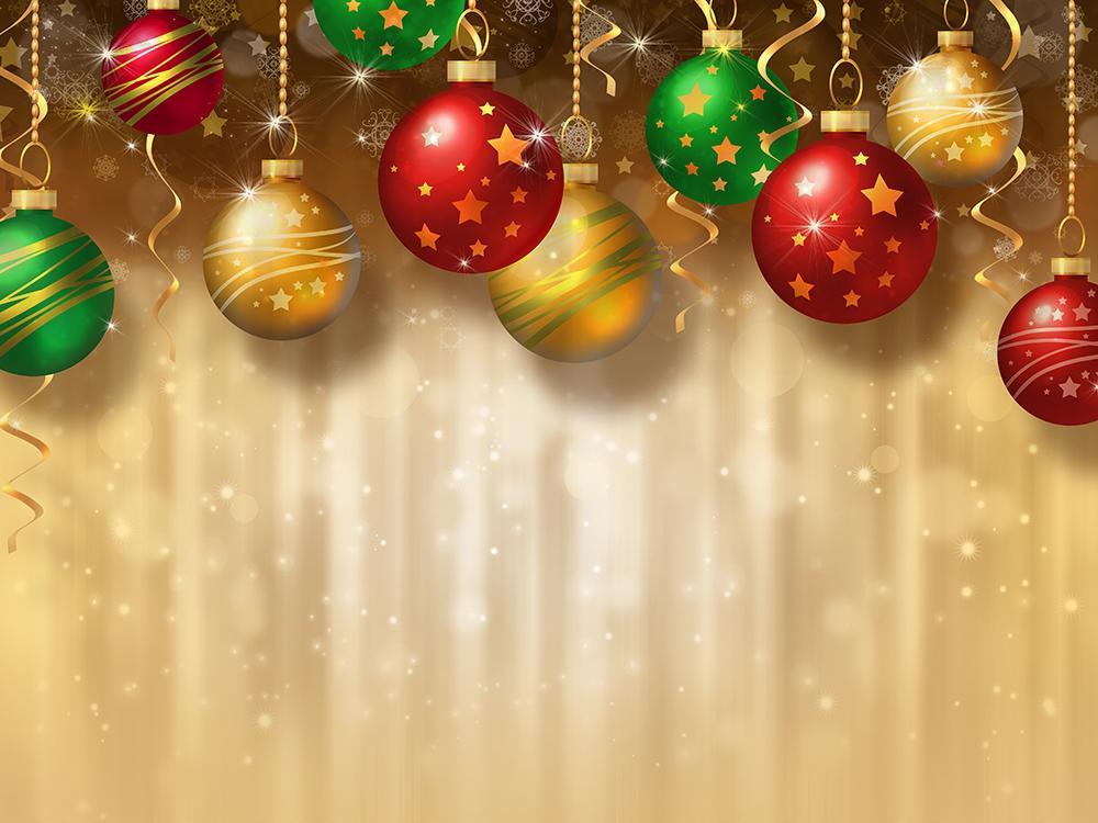 Festive  Balloon Christmas Backdrops for Photography DBD-19314