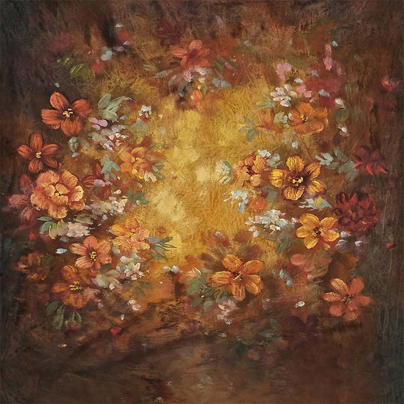 Floral Newborn Baby Photography Backdrop CM-4804