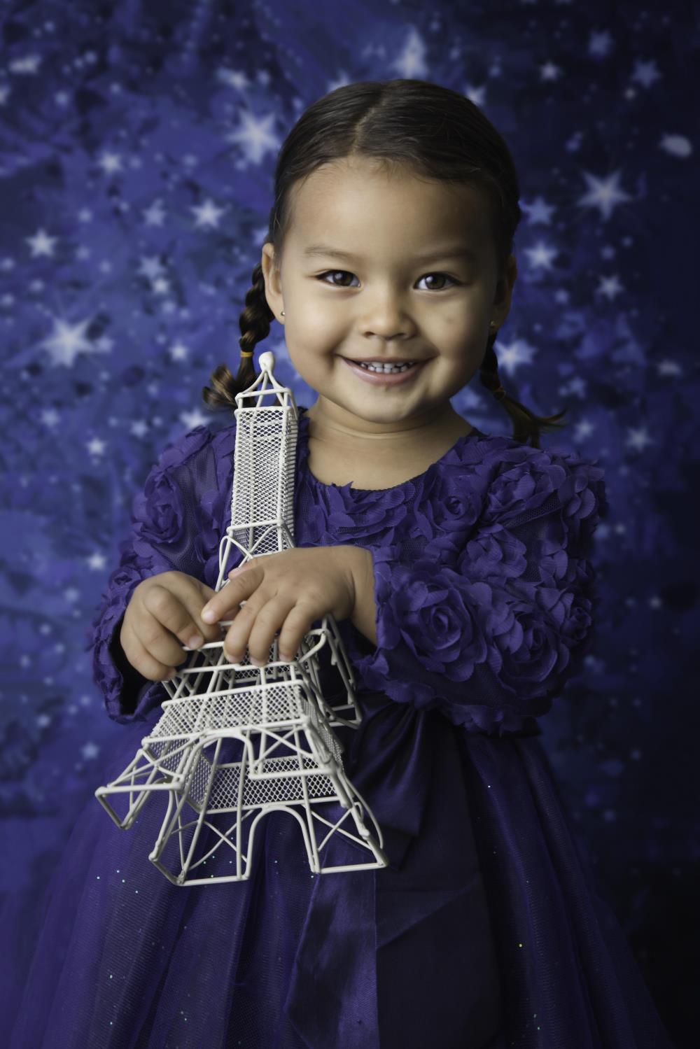 Night Sky Stars Moon Dark Blue Photo Backdrops UK DBD-19449