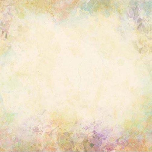 Retro Flowers Backdrop for Newborn