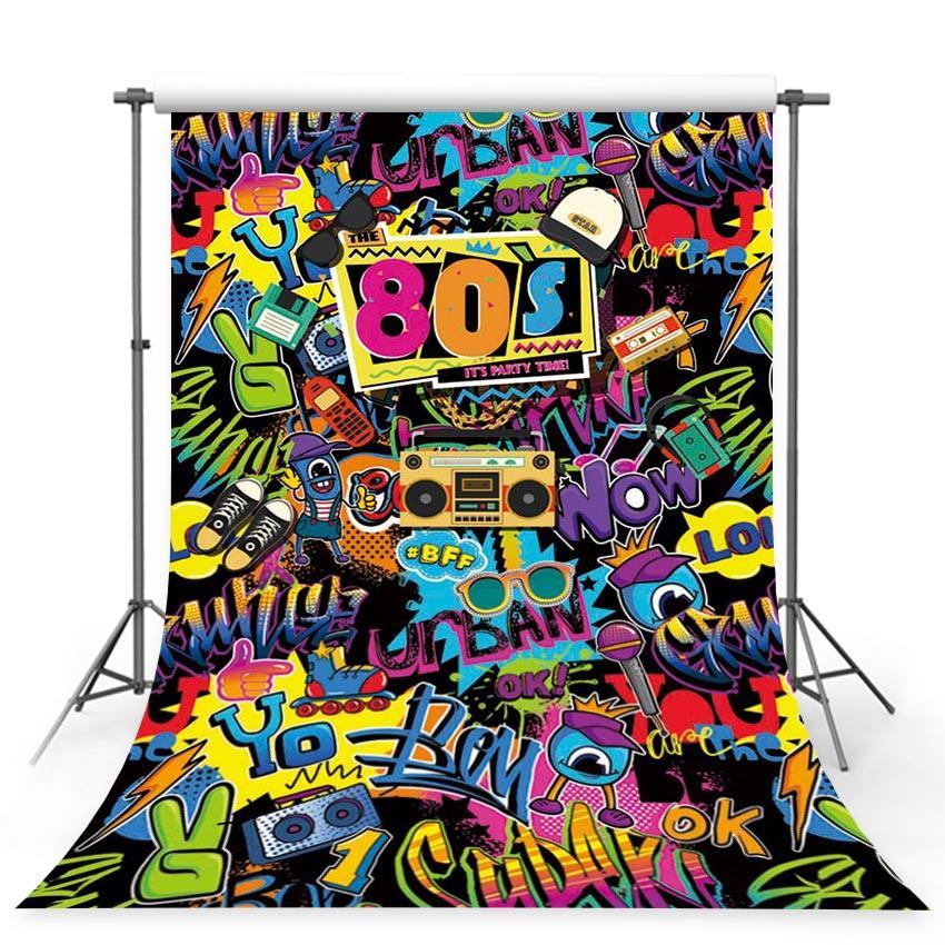 Scenic Backdrops Graffiti Backdrop Wooden Backgrounds Urban Scenes G-430