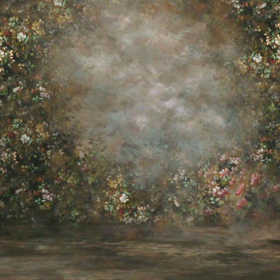 Abstract Flower Portrait Photo Booth backdrop UK G-438