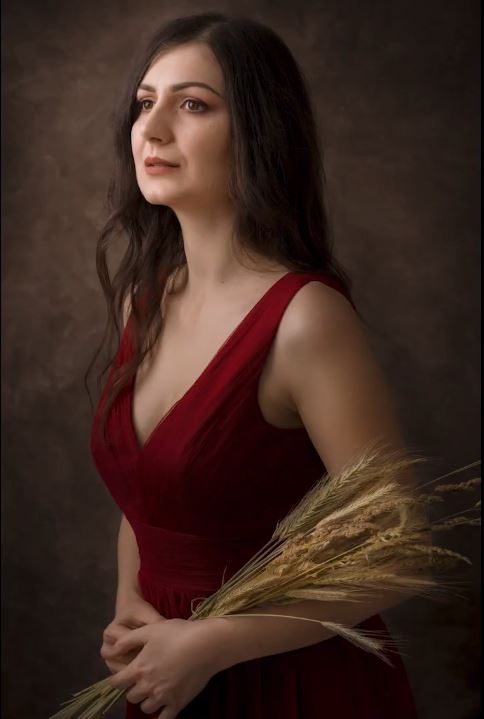 Abstract Texture Old Master Dark Brown backdrop UK for Photography G25