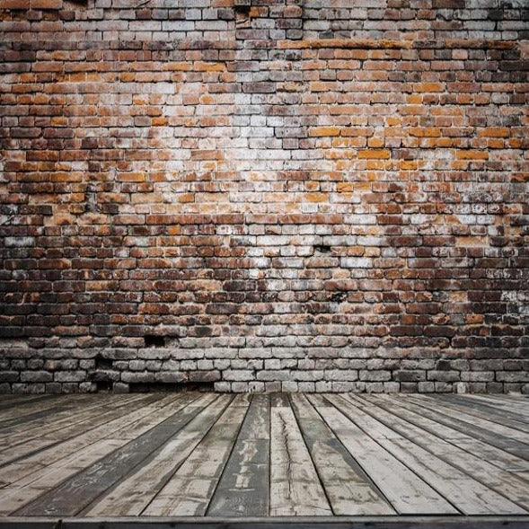 Vintage Grunge Brick Wall Backdrop UK for Photography GAA-50