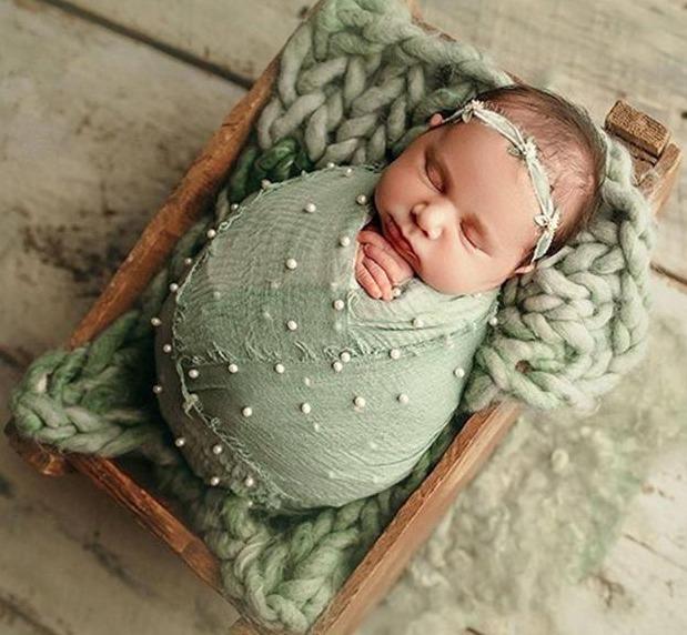 Newborn Long Ripple Wrap Photography Props