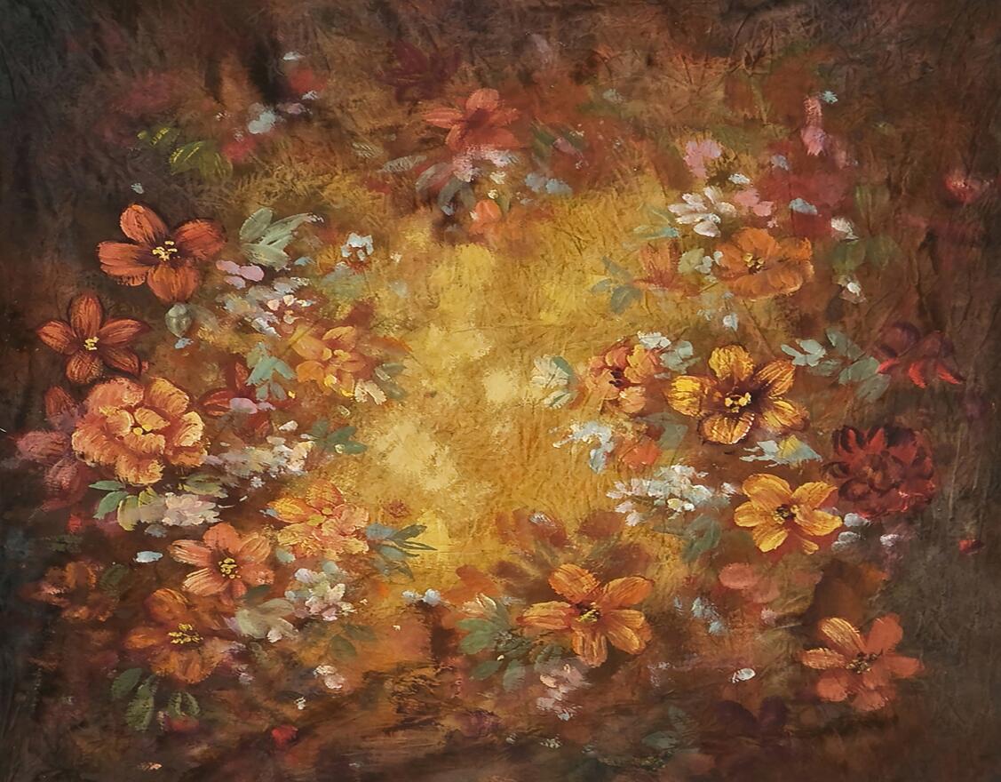 Floral Newborn Baby Photography Backdrop CM-4804