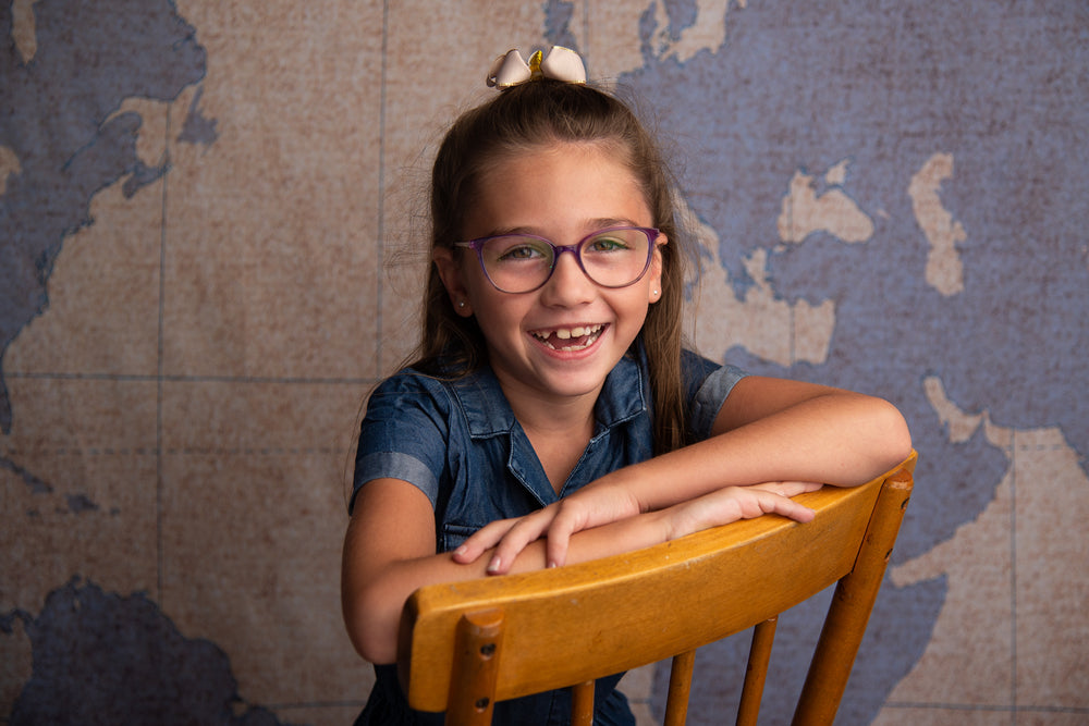 Retro Map Back To School Backdrop for Photography SH-744