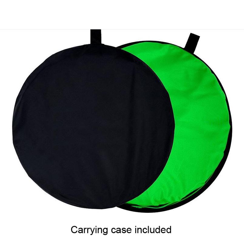 Collapsible Double-sided Green and Blue Photo Backdrop 5x6.5ft(1.5x2m) ZC02