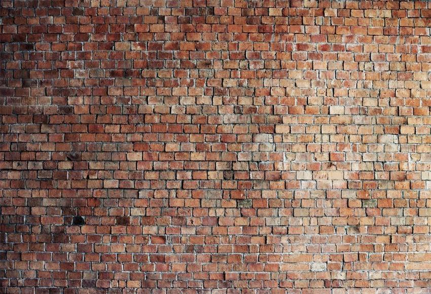 Vintage Red Brick Wall Photo Backdrop D249-1
