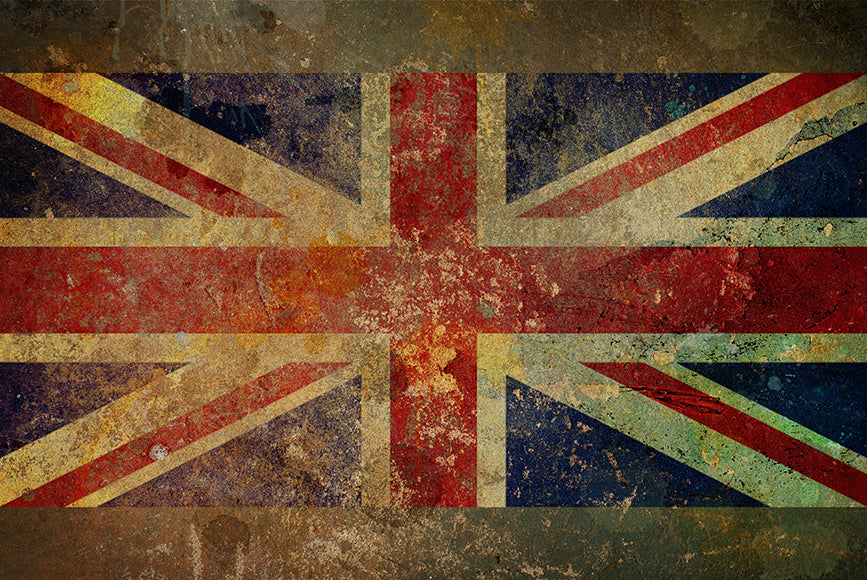 Retro UK Flag Photo Booth Backdrop UK FL-001