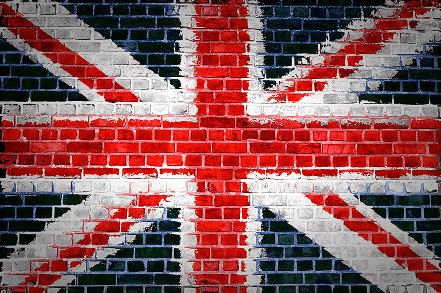 UK Flag Graffiti Photo Studio Backdrop