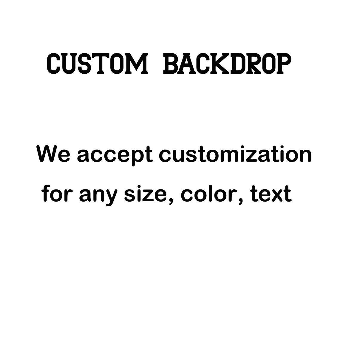 Custom Round Solid Colors Fabric Backdrop for Photo Shoot