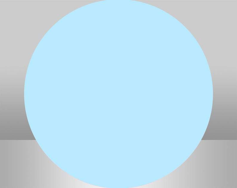 Custom Round Solid Colors Fabric Backdrop for Photo Shoot