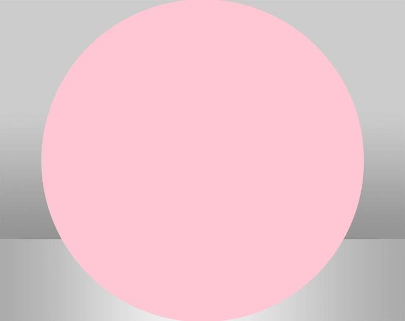 Custom Round Solid Colors Fabric Backdrop for Photo Shoot