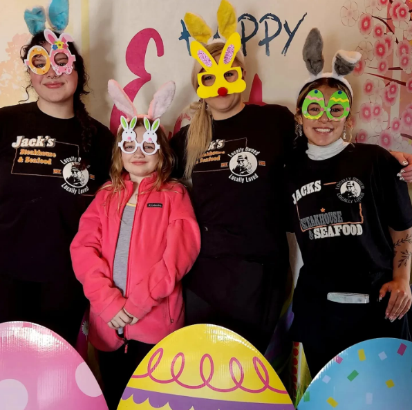 Easter Eggs Spring Flowers Photo Studio Backdrop UK LV-1698