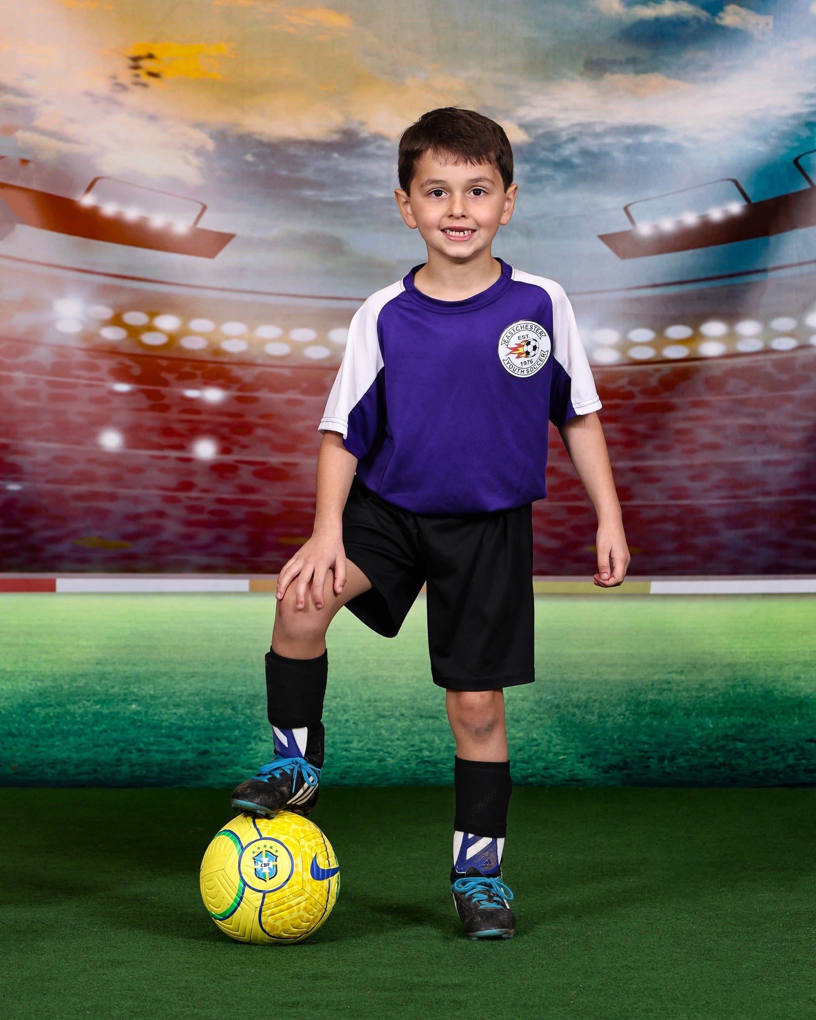 Night Football Field Spotlights s Sports Photo  Booth Backdrop UK M063