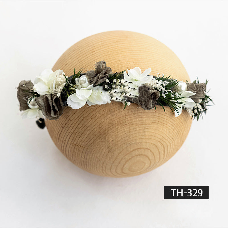 Newborn Photography Faux Flower Headband Hair Accessories TH3