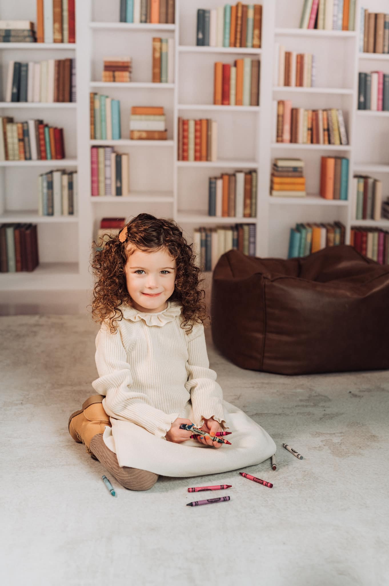 Bookshelf  backdrop UK for School Photography GX-1029