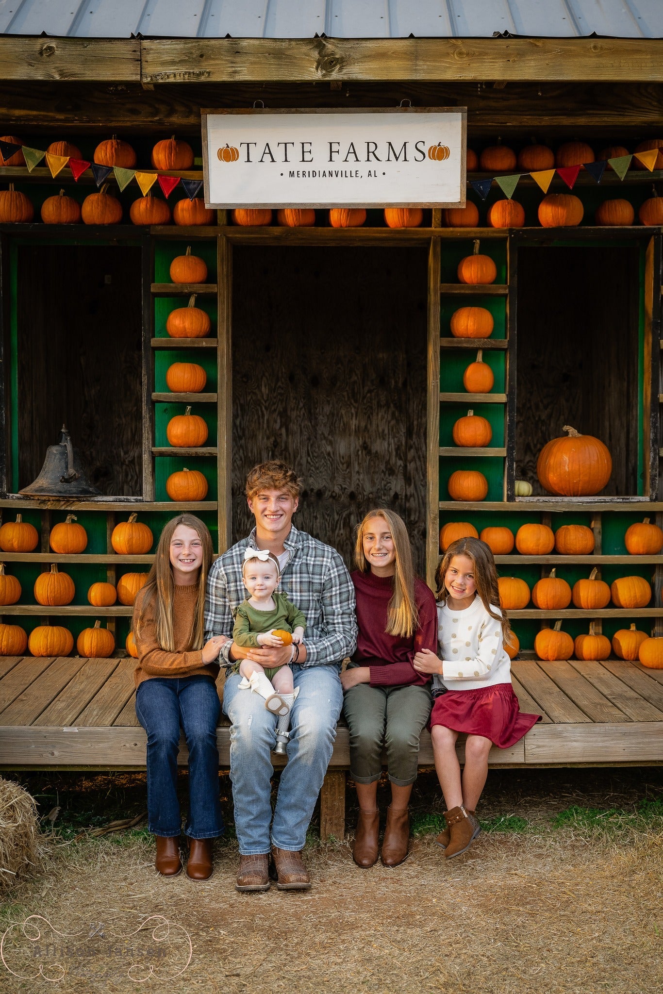 Fall Backdrop Pumpkin Farmhouse Rustic Display Autumn Photo Backdrop UK MRR9-100