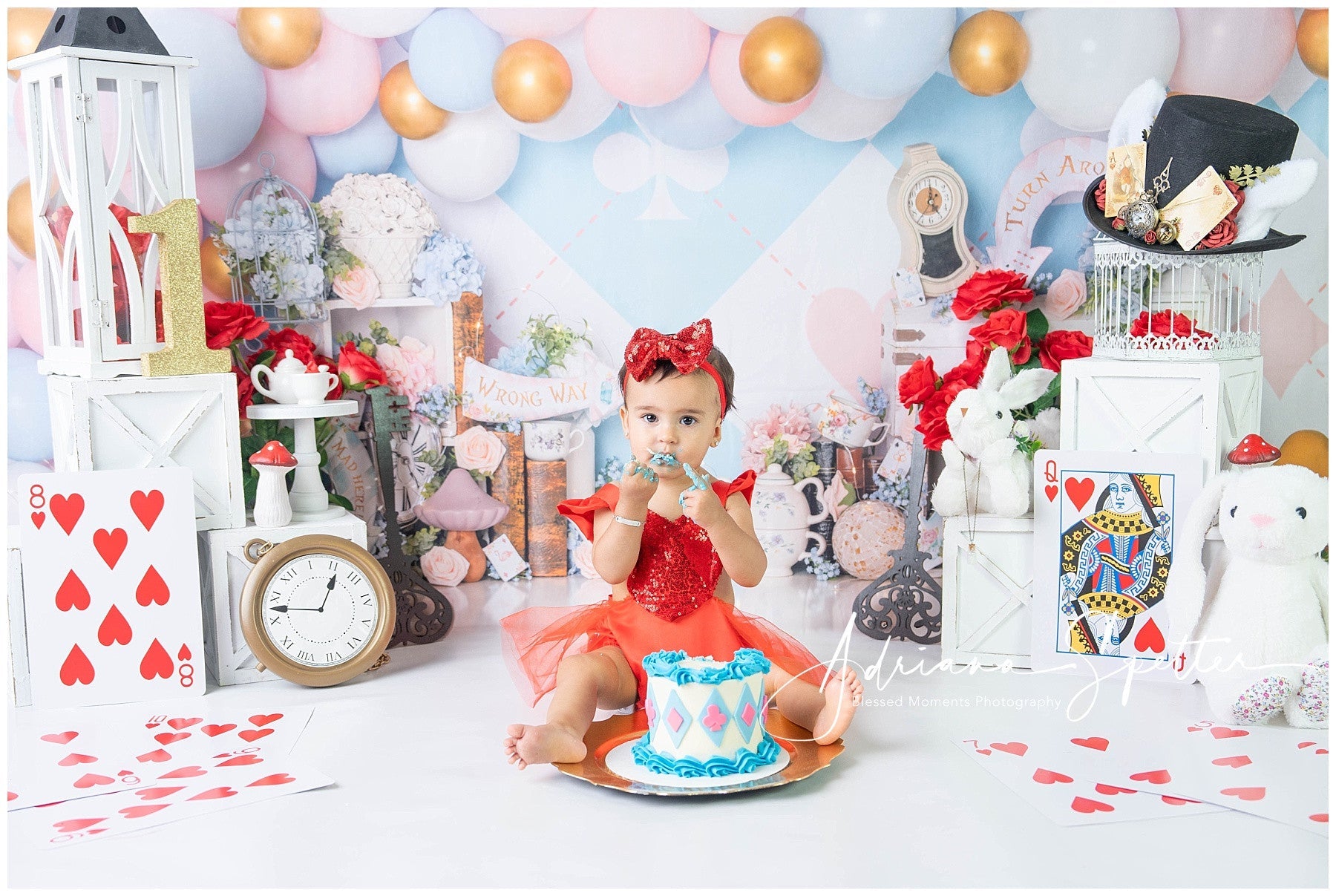 Newborn Photo Backdrop Pastel Wonderland Balloon Children Backdrop UK MRR9-133