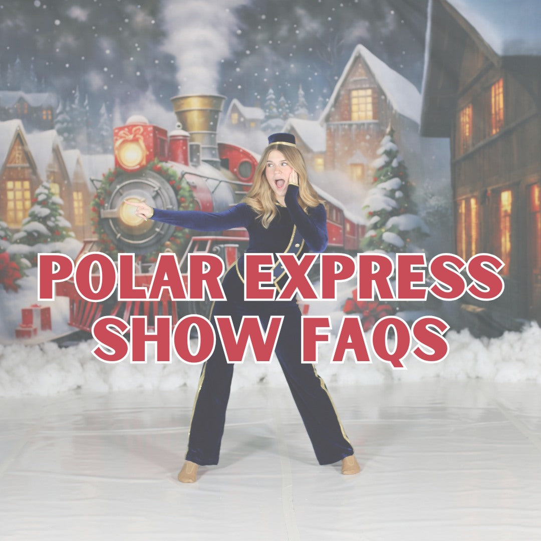 Christmas Train Houses Snow Night Backdrop UK RR7-876
