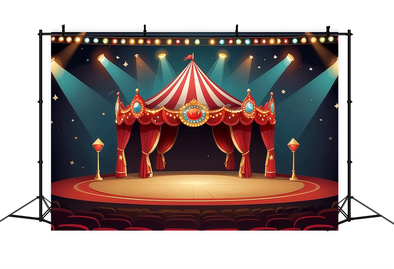 Circus Backdrops Stage Carnival Tent Starry Backdrop UK BRP1-175