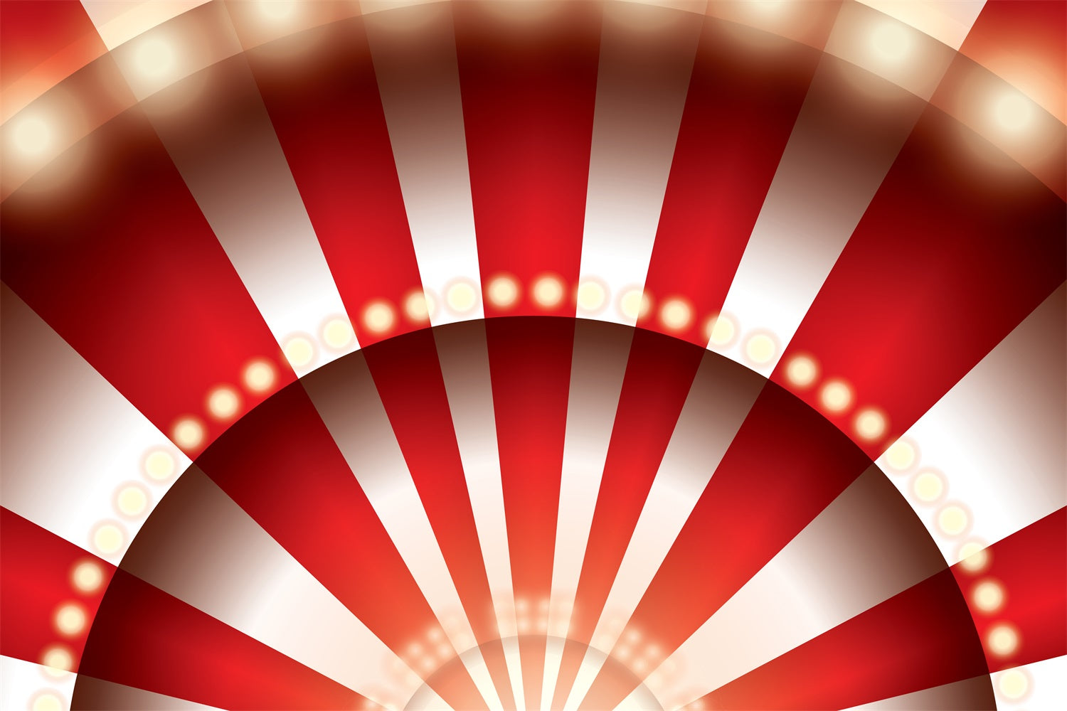 Carnival Theme Backdrop Circus Light Glow Red Striped Backdrop UK BRP1-197