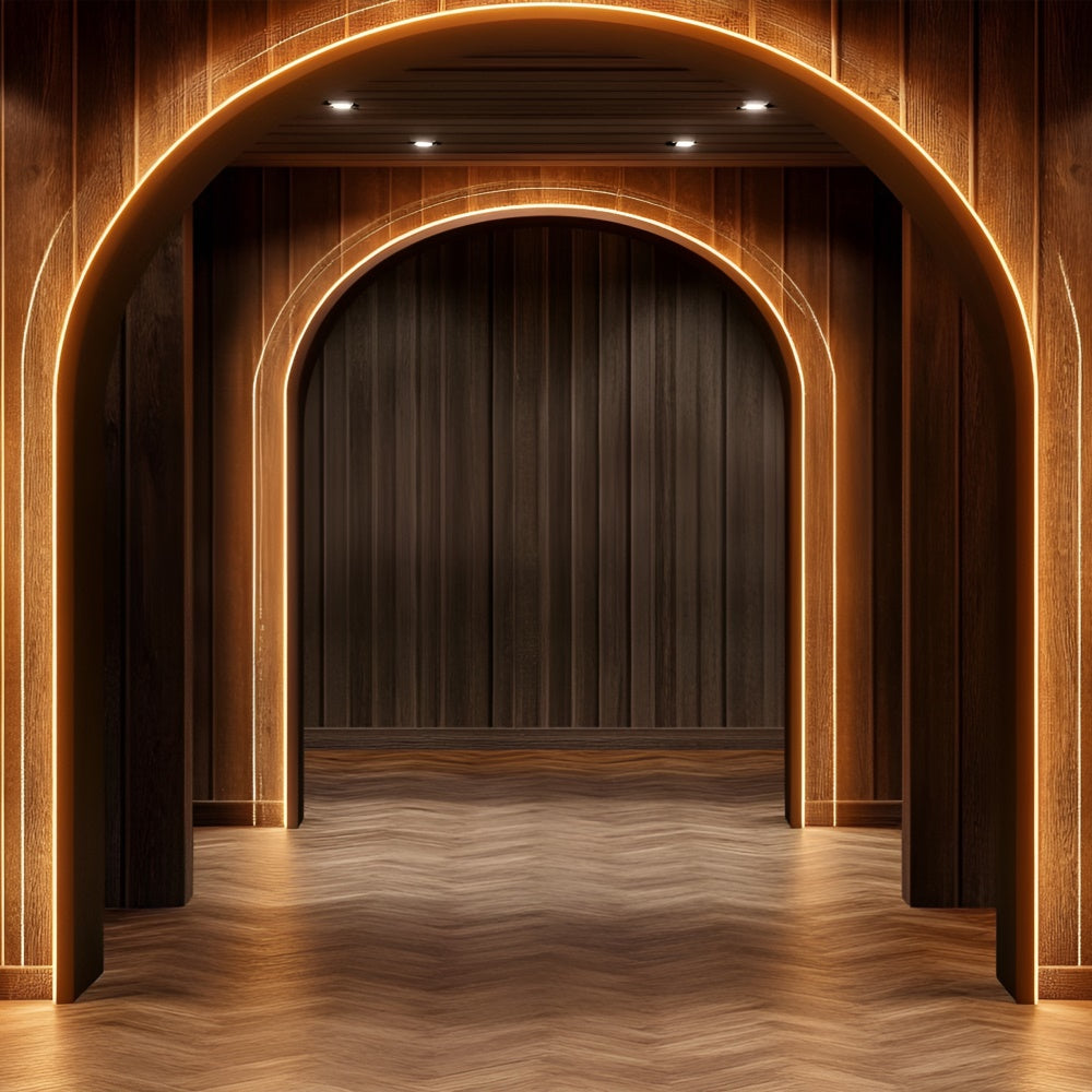 Boudoir Backdrop Ideas Wood Paneled Arch Backdrop UK BRP1-444