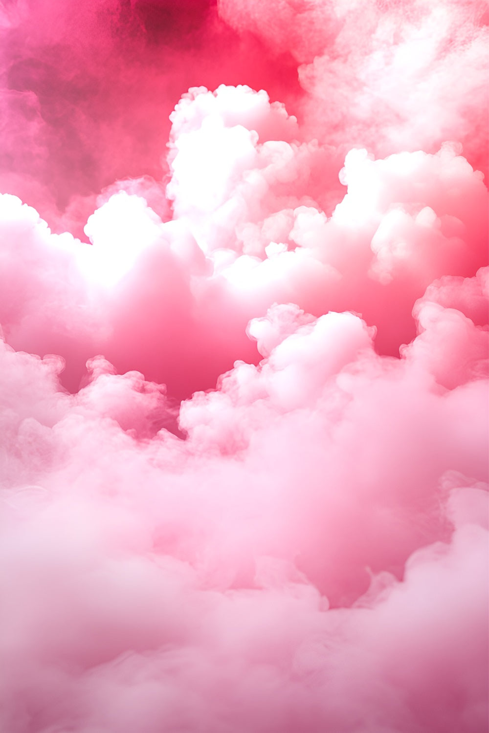 Backdrops For Boudoir Pink Fluffy Clouds Photography Backdrop UK BRP1-491