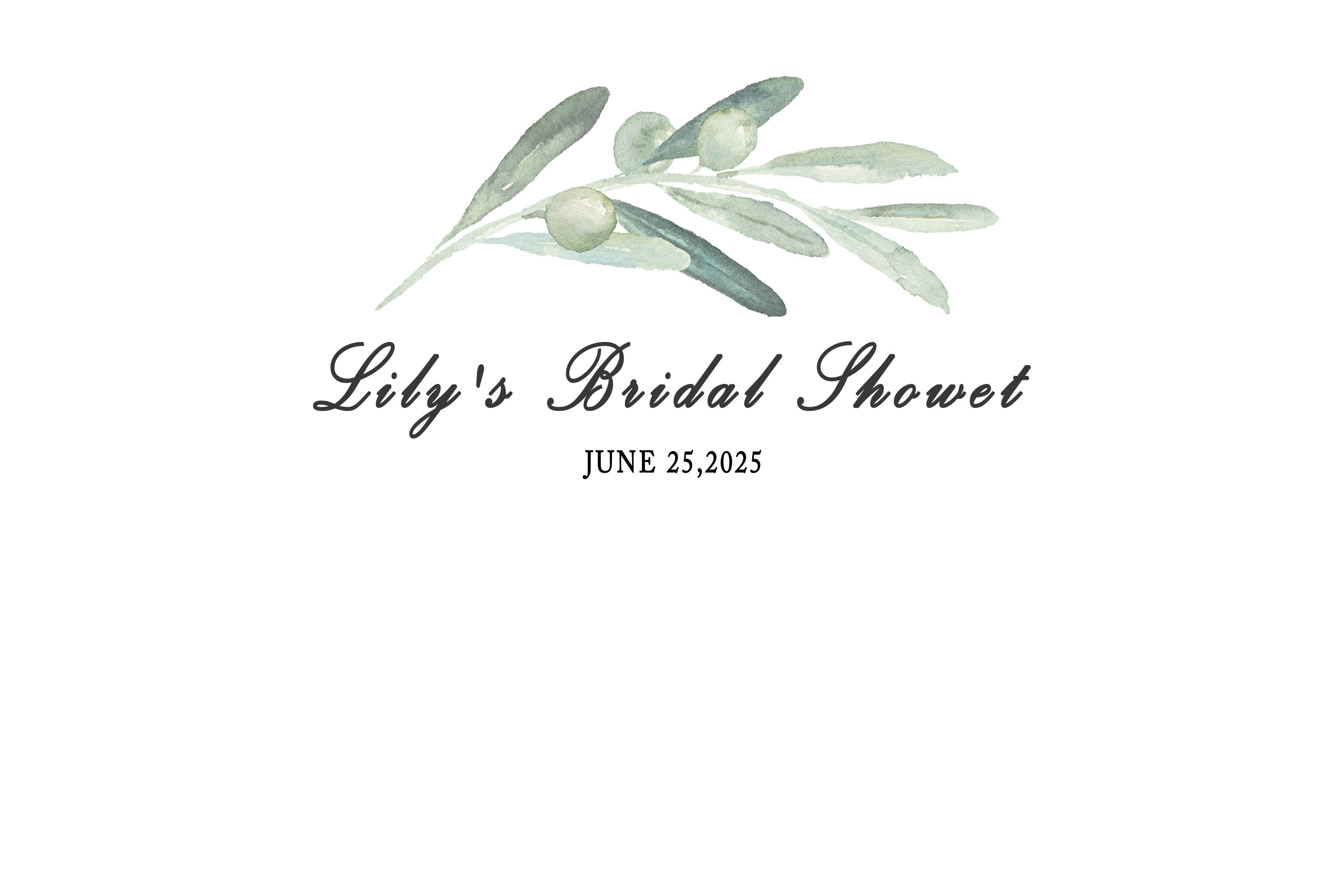 Custom Backdrop Wedding Greenery Minimalist Bridal Shower Backdrop UK BRP12-353