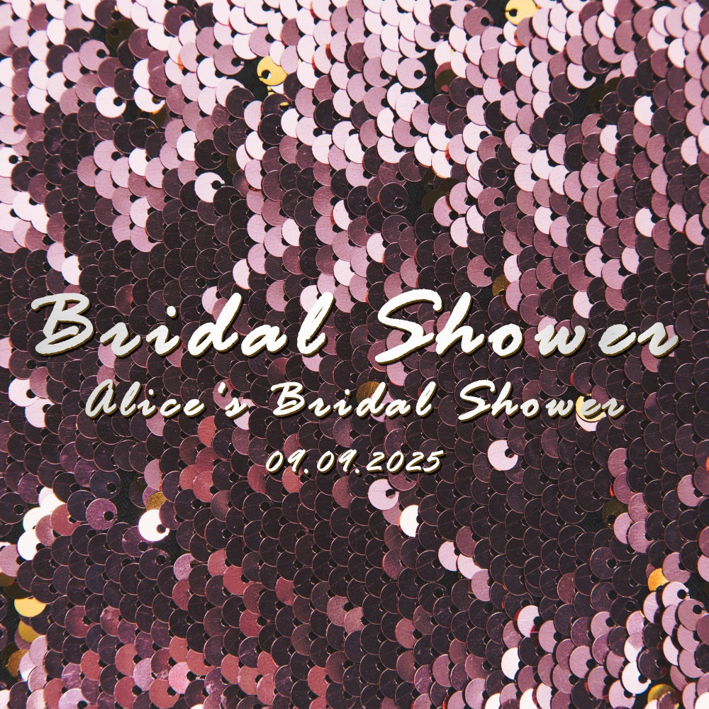 Customized Wedding Backdrops Glittering Pink Sequin Bridal Shower Backdrop UK BRP12-367
