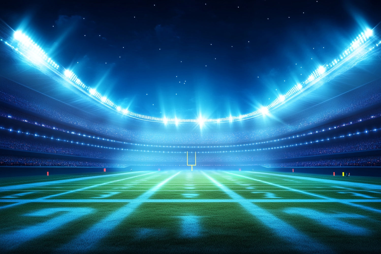 Sports Photography Backdrop Football Night Stadium Glimmer Backdrop UK BRP12-591