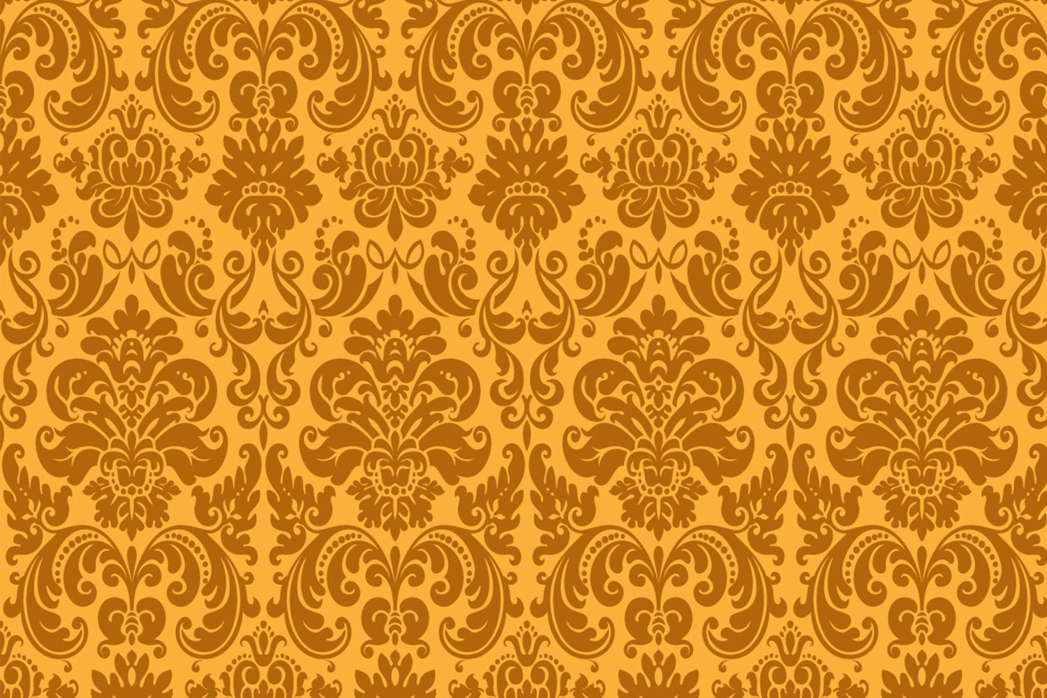 Damask Photography Backdrops Golden Baroque Ornamental Backdrop UK BRP12-616