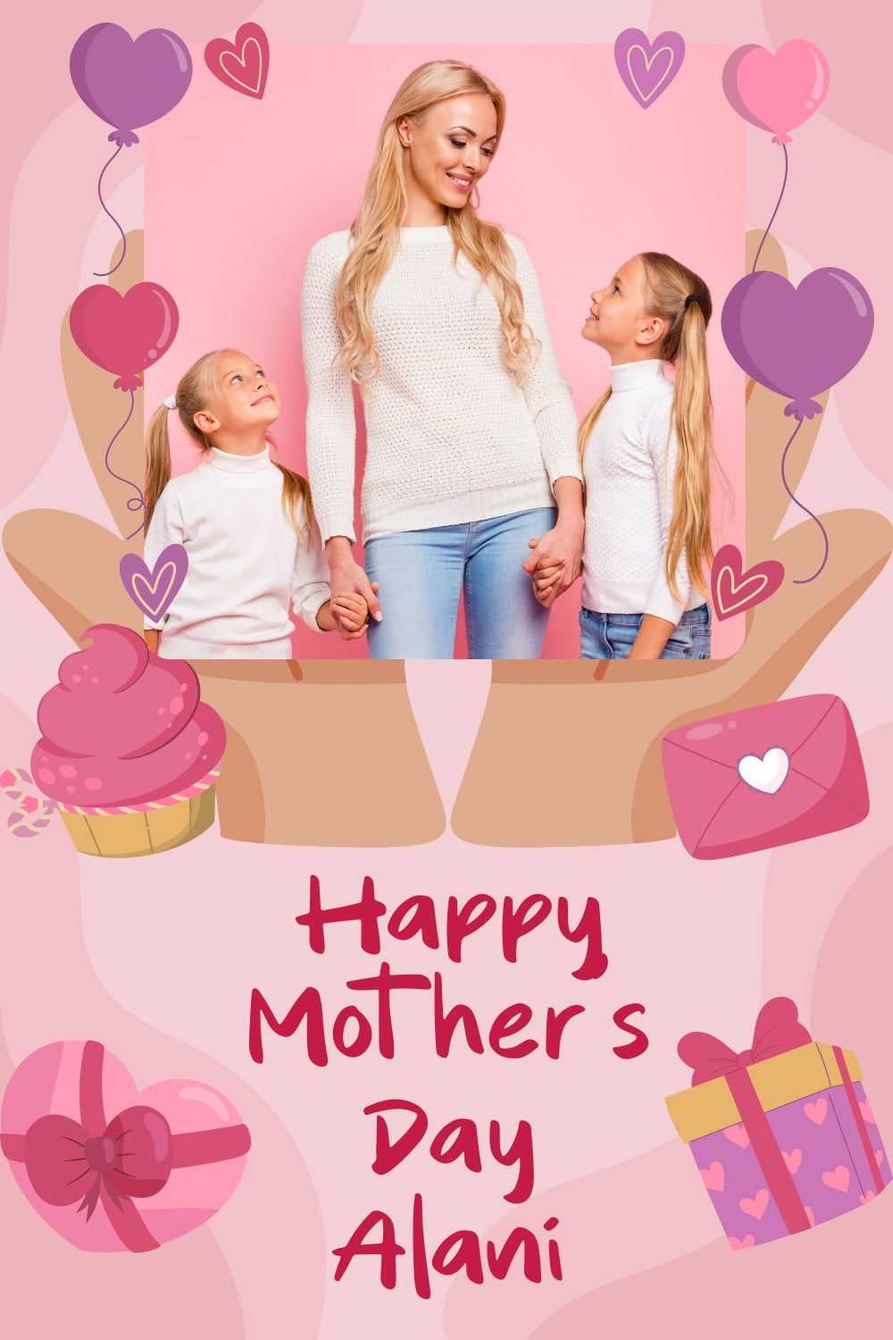 Mothers Day Backdrops Loving Hands Custom Backdrop UK BRP3-134
