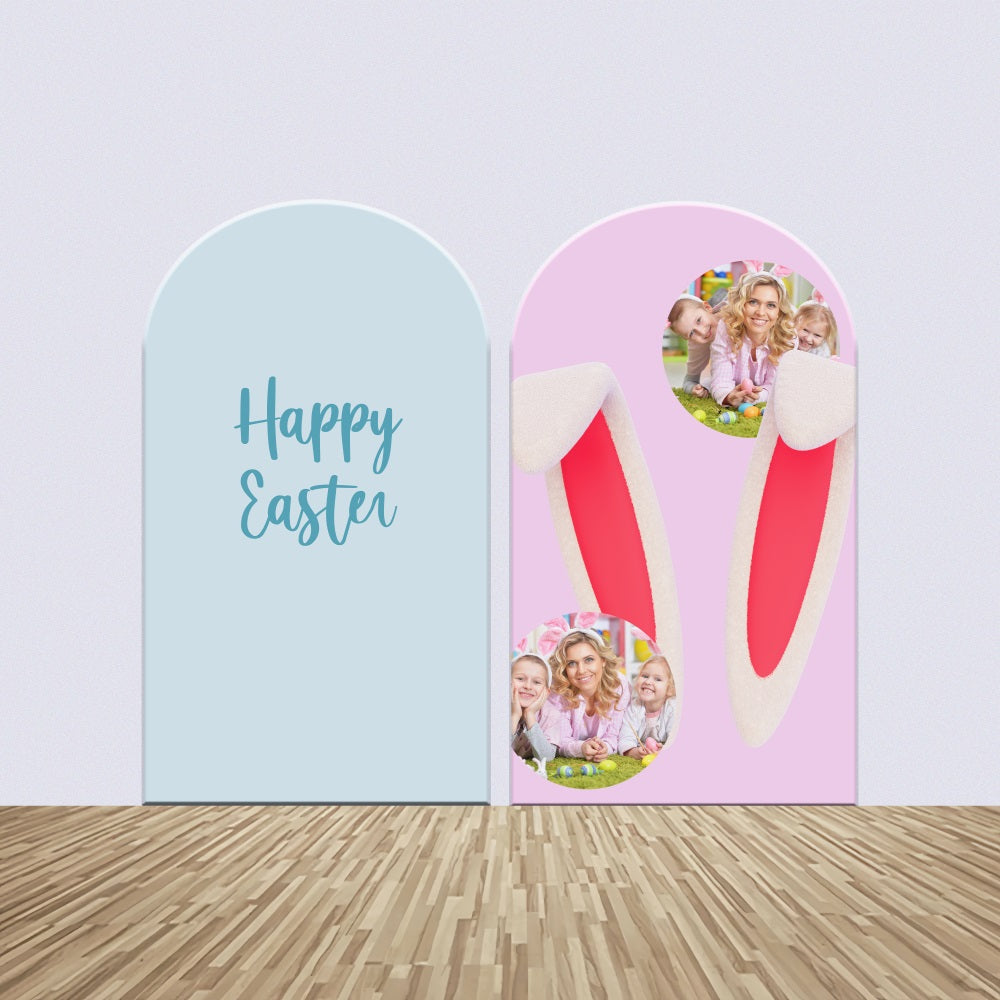 Backdrops For Easter Chic Bunny Ears Customized Arch Backdrop Kit UK BRP3-186