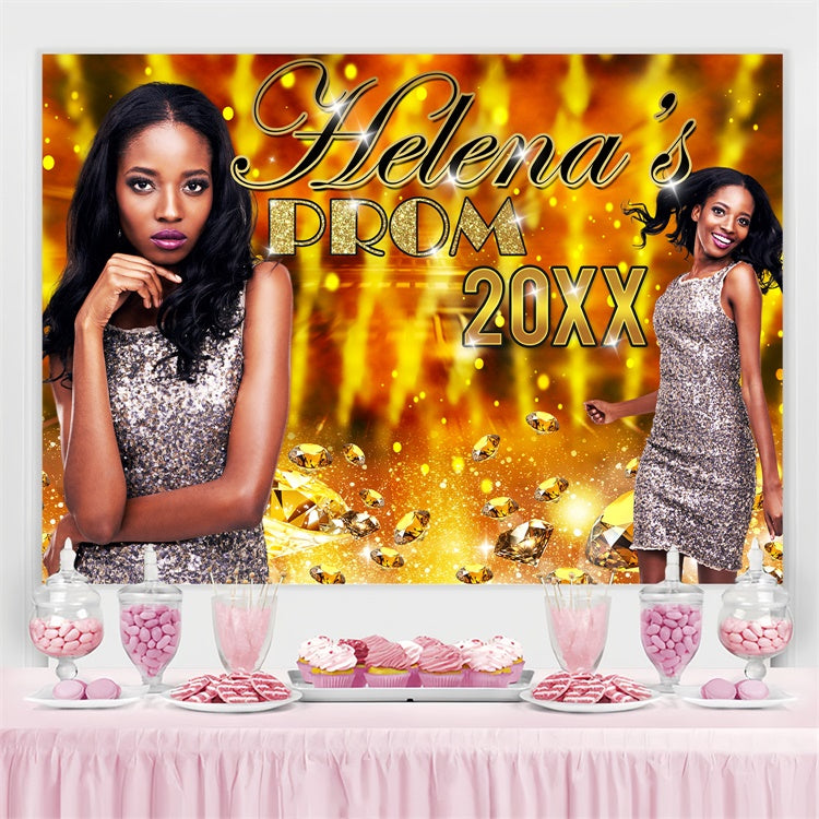 Prom Backdrops Glittering Diamond Graduation Party Backdrop UK BRP4-172
